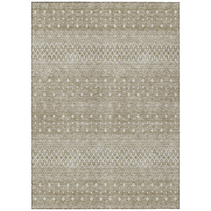 Addison Rugs Boho Brown Washable Indoor-Outdoor Rug