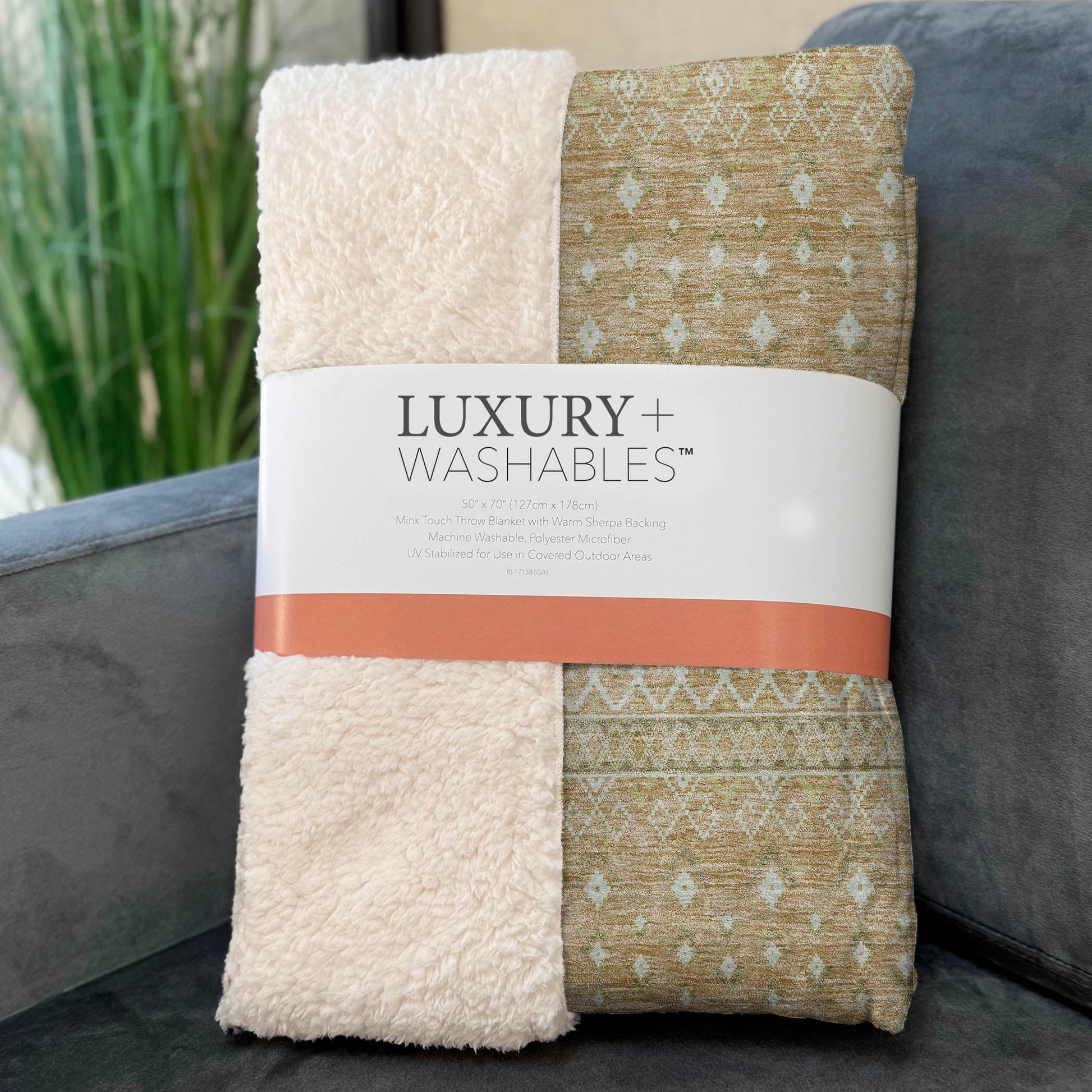 Addison Rugs Boho Copper Washable Indoor-Outdoor Rug