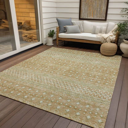Addison Rugs Boho Copper Washable Indoor-Outdoor Rug
