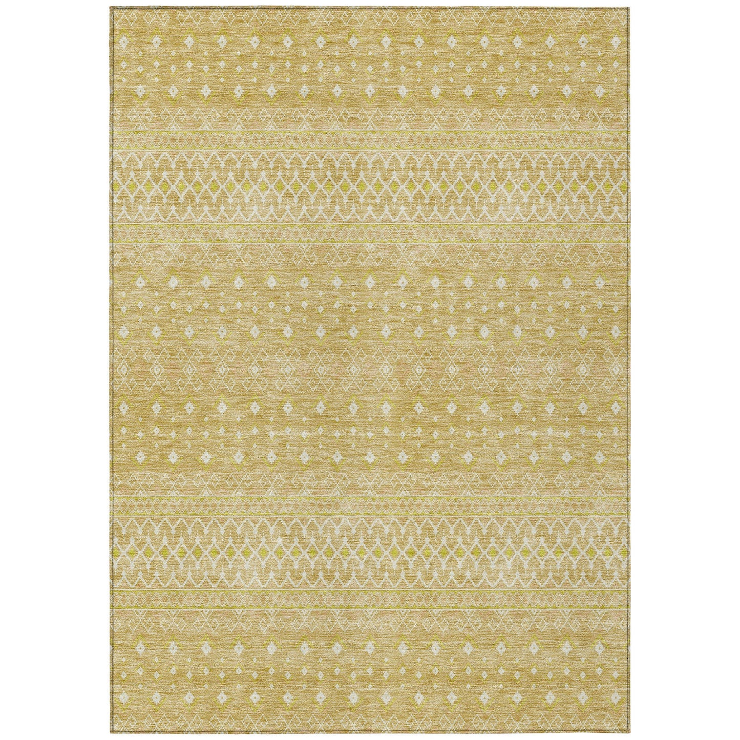Addison Rugs Boho Gold Washable Indoor-Outdoor Rug