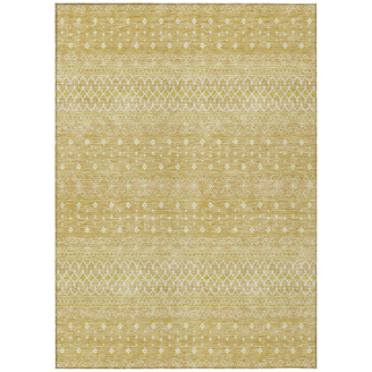 Addison Rugs Boho Gold Washable Indoor-Outdoor Rug