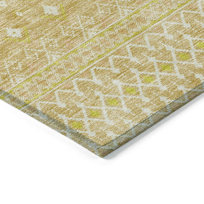 Addison Rugs Boho Gold Washable Indoor-Outdoor Rug