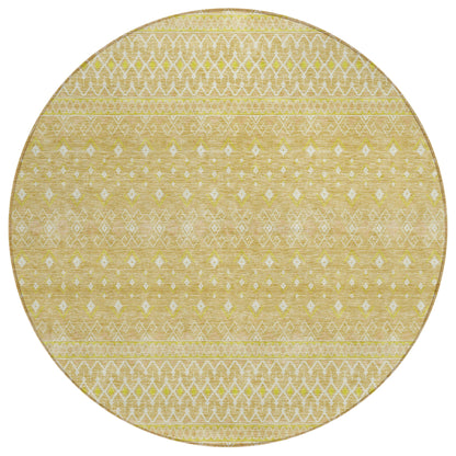 Addison Rugs Boho Gold Washable Indoor-Outdoor Rug