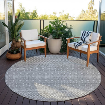 Addison Rugs Boho Grey Washable Indoor-Outdoor Rug