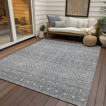 Addison Rugs Boho Grey Washable Indoor-Outdoor Rug