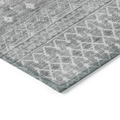 Addison Rugs Boho Grey Washable Indoor-Outdoor Rug