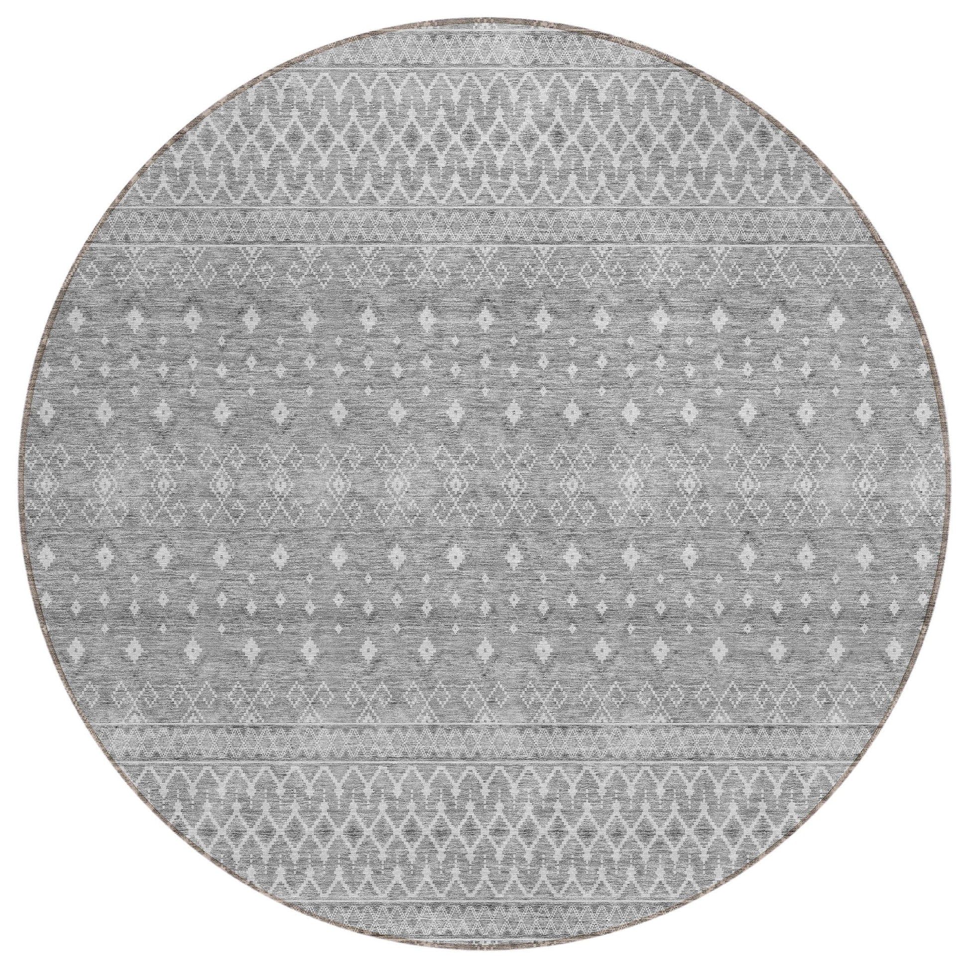 Addison Rugs Boho Grey Washable Indoor-Outdoor Rug