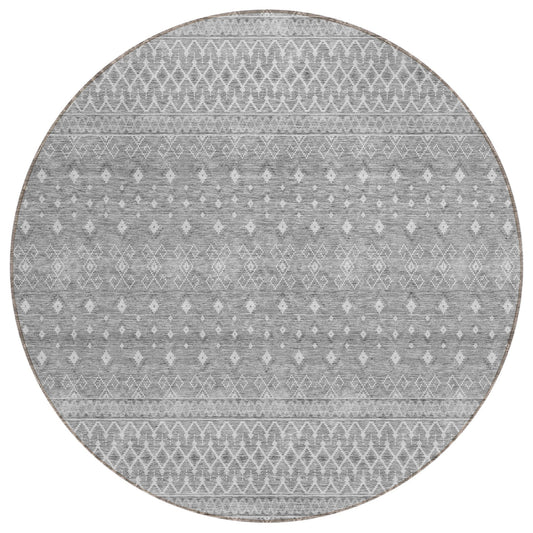 Addison Rugs Boho Grey Washable Indoor-Outdoor Rug