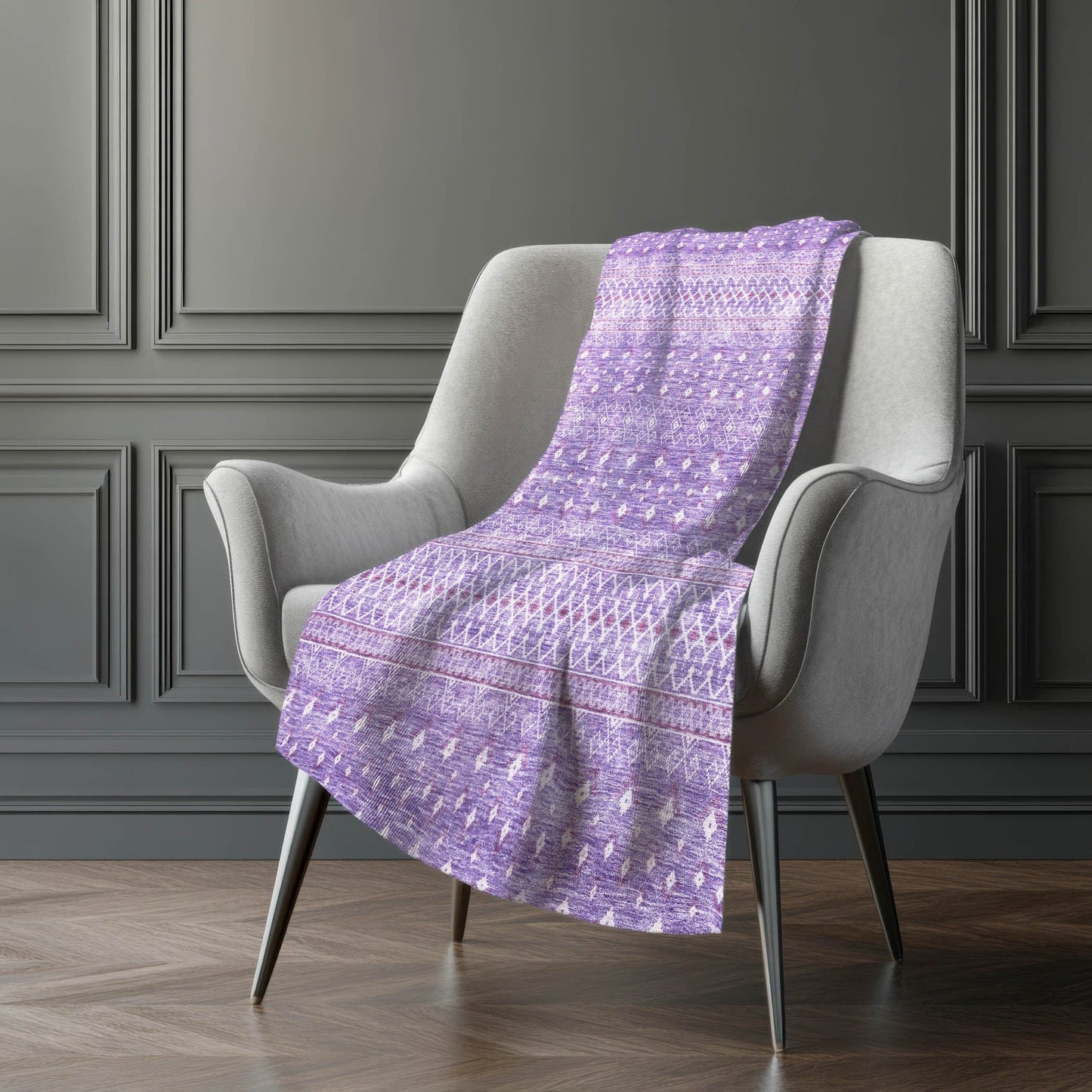 Addison Rugs Boho Purple Washable Indoor-Outdoor Rug