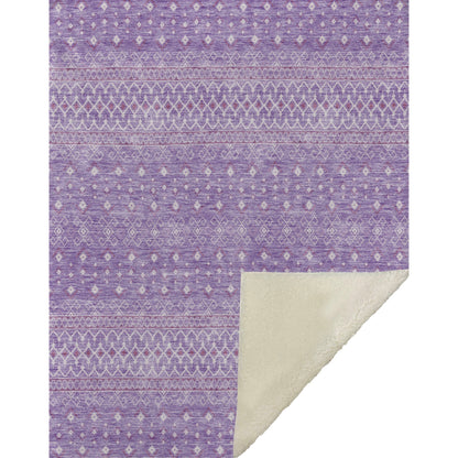 Addison Rugs Boho Purple Washable Indoor-Outdoor Rug
