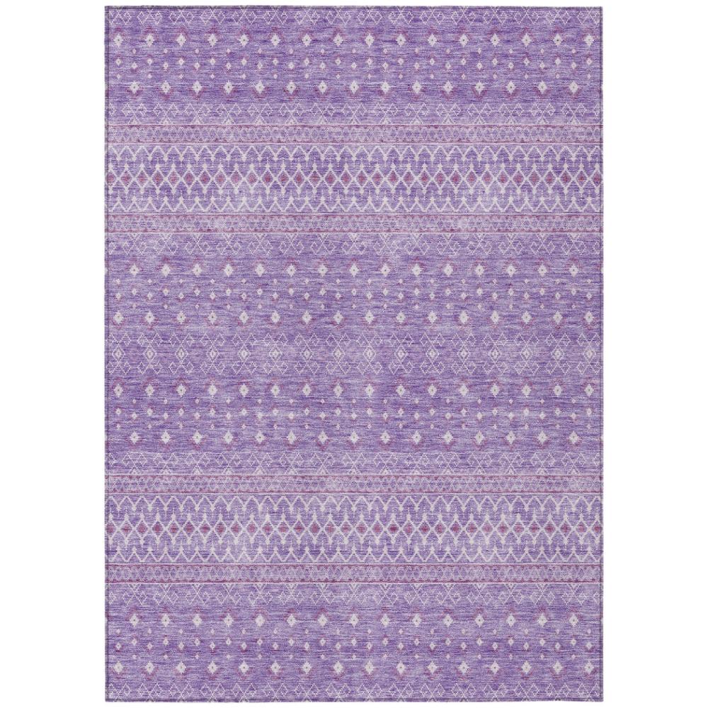 Addison Rugs Boho Purple Washable Indoor-Outdoor Rug