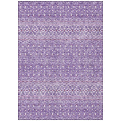 Addison Rugs Boho Purple Washable Indoor-Outdoor Rug