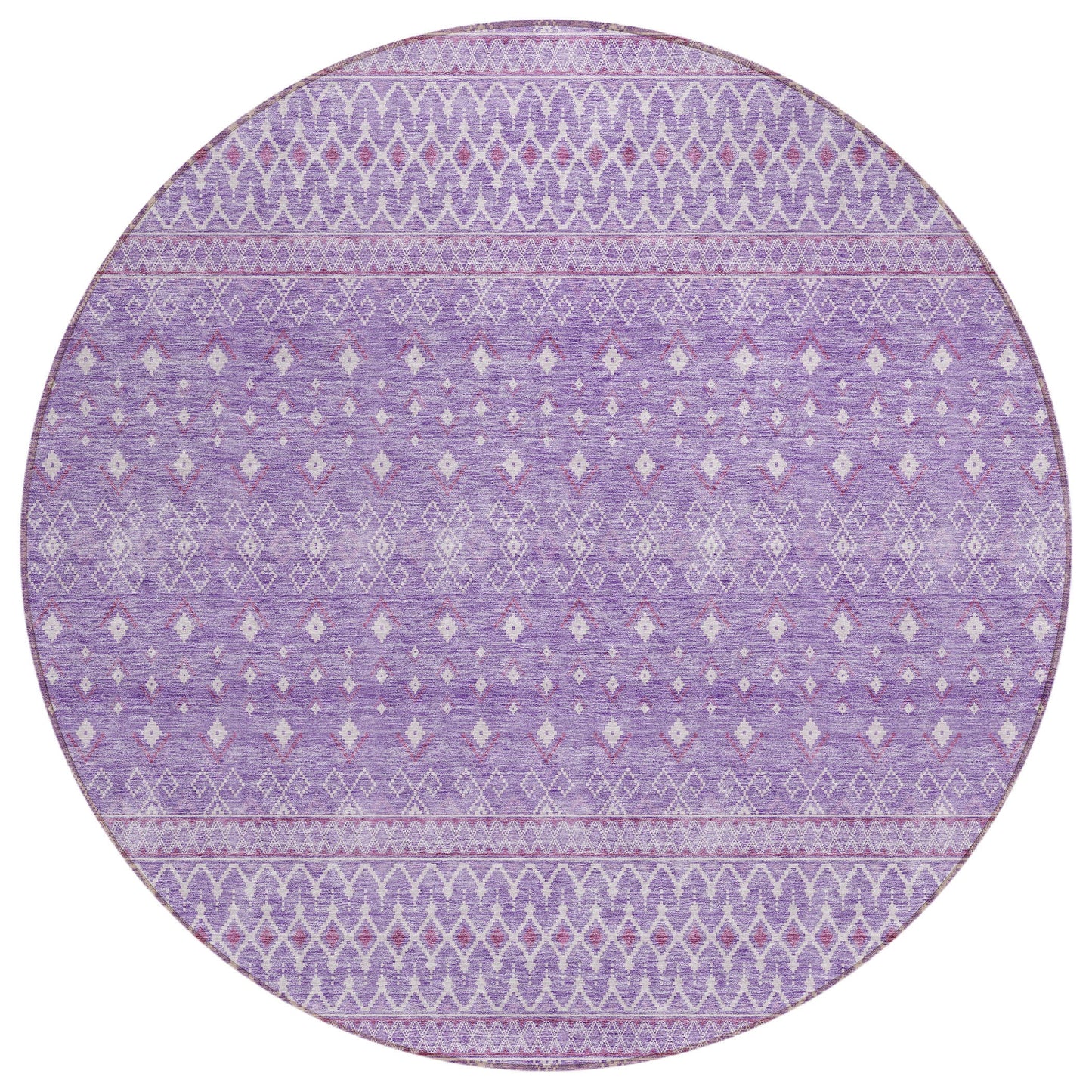 Addison Rugs Boho Purple Washable Indoor-Outdoor Rug