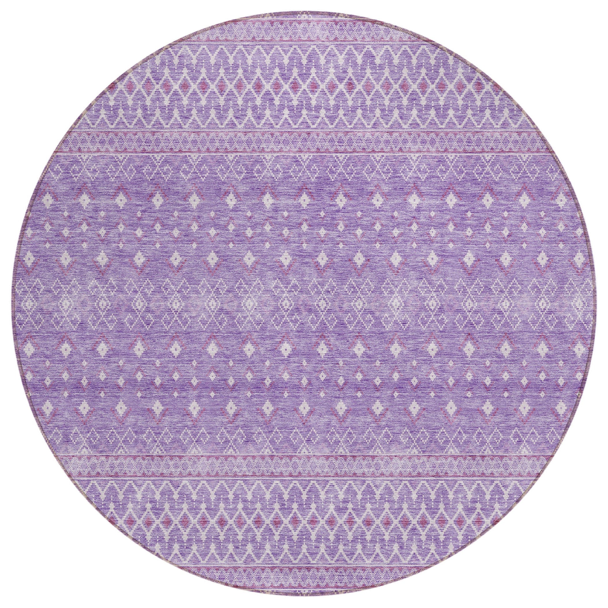 Addison Rugs Boho Purple Washable Indoor-Outdoor Rug