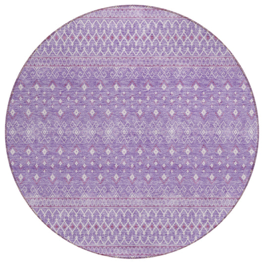 Addison Rugs Boho Purple Washable Indoor-Outdoor Rug