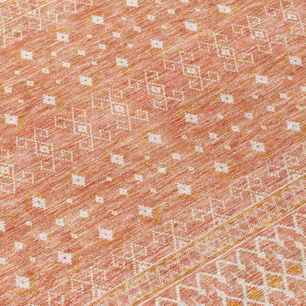 Addison Rugs Boho Salmon Washable Indoor-Outdoor Rug