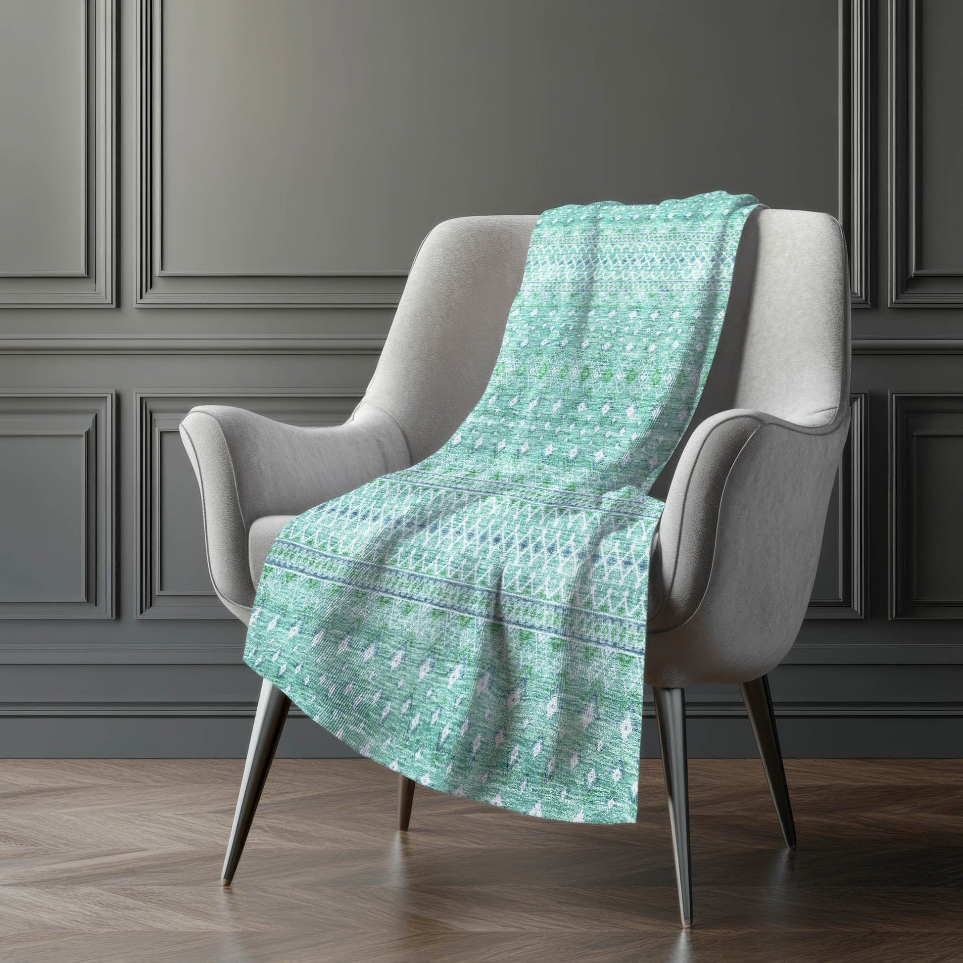 Addison Rugs Boho Teal Washable Indoor-Outdoor Rug