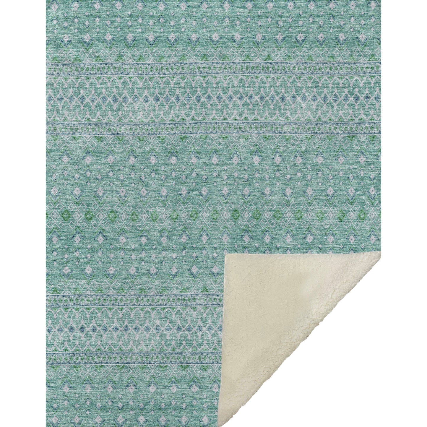 Addison Rugs Boho Teal Washable Indoor-Outdoor Rug