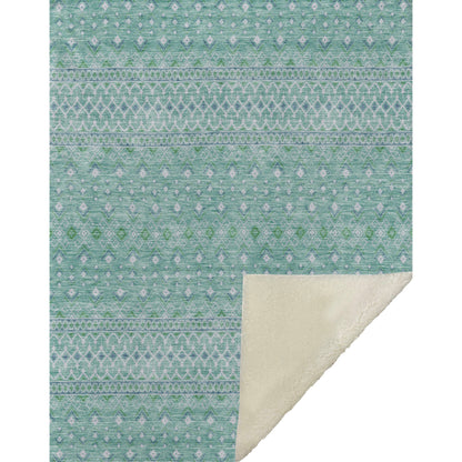 Addison Rugs Boho Teal Washable Indoor-Outdoor Rug