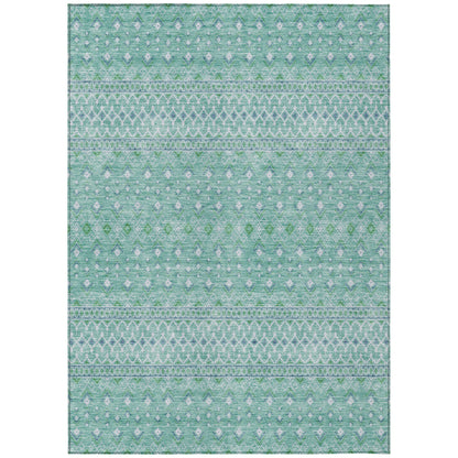 Addison Rugs Boho Teal Washable Indoor-Outdoor Rug