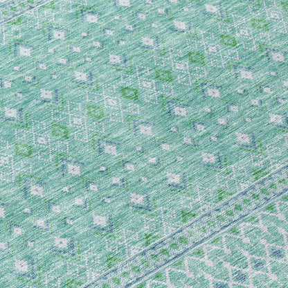 Addison Rugs Boho Teal Washable Indoor-Outdoor Rug