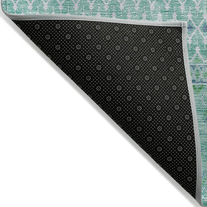 Addison Rugs Boho Teal Washable Indoor-Outdoor Rug