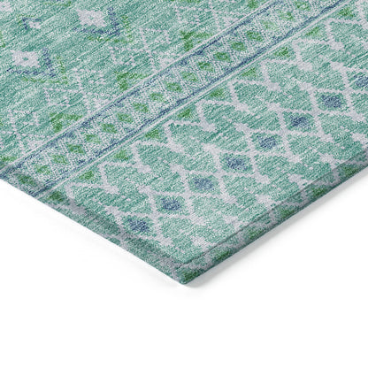 Addison Rugs Boho Teal Washable Indoor-Outdoor Rug