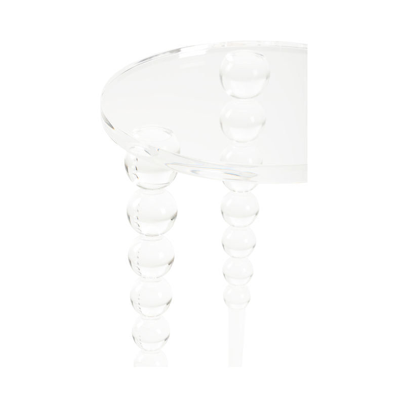 Chelsea House Bolla Acrylic Made Clear Side Table