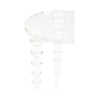 Chelsea House Bolla Acrylic Made Clear Side Table