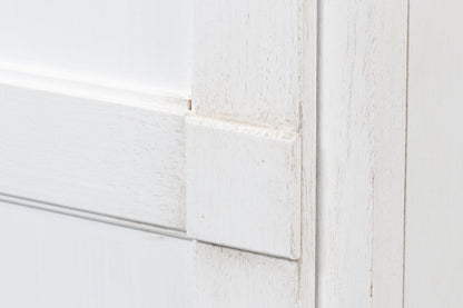 Bookcase With Doors and Drawer Cortina White-Bookcases-Sarreid-LOOMLAN