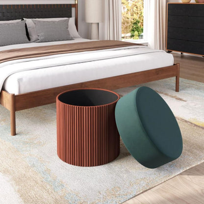 Boto Round Storage Ottoman