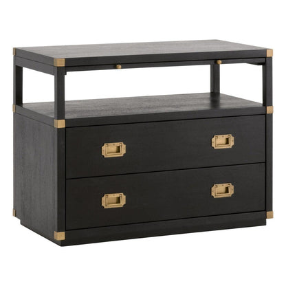 Bradley 2-Drawer Nightstand Solid Wood Nightstands Sideboards and Things By Essentials For Living