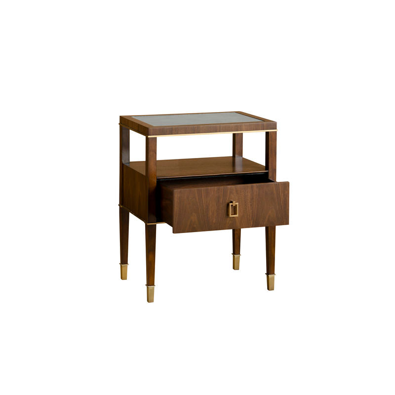Wildwood Brady Wooden Rectangular Bedside Table