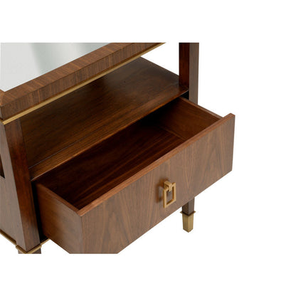 Wildwood Brady Wooden Rectangular Bedside Table