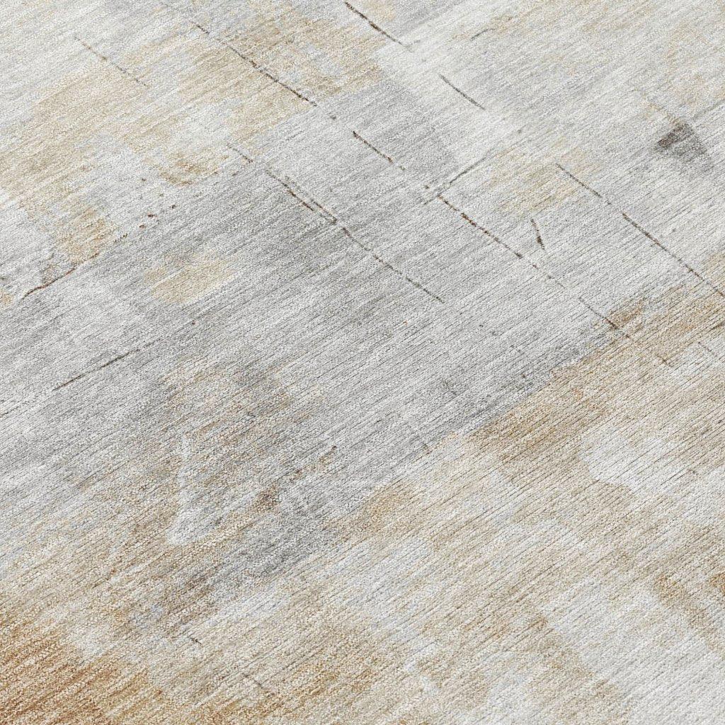 LOOMLAN Rugs Braeain Ivory Washable Indoor-Outdoor Rug