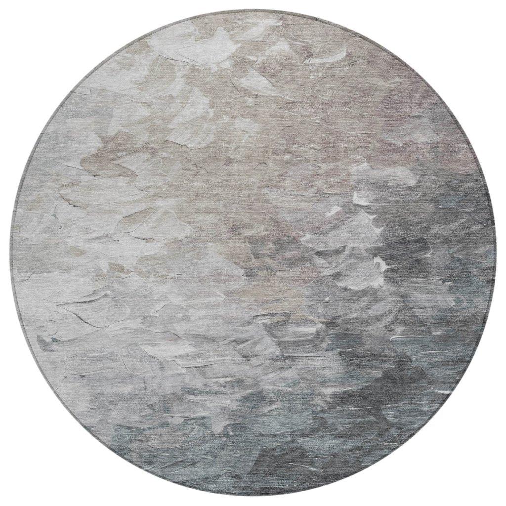 LOOMLAN Rugs Braearis Brown Washable Indoor-Outdoor Rug