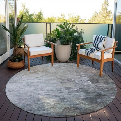 LOOMLAN Rugs Braearis Brown Washable Indoor-Outdoor Rug