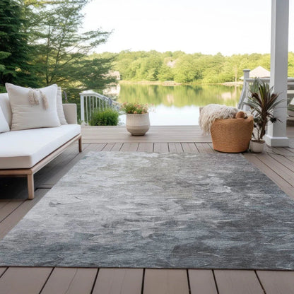 LOOMLAN Rugs Braearis Brown Washable Indoor-Outdoor Rug
