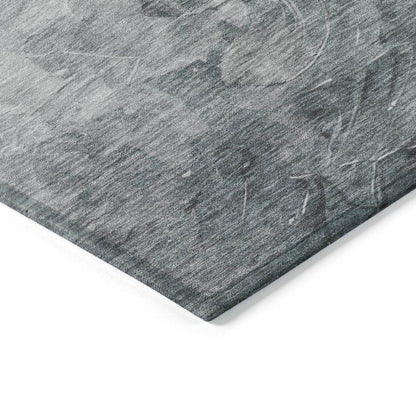 LOOMLAN Rugs Braearis Brown Washable Indoor-Outdoor Rug