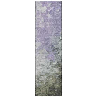 LOOMLAN Rugs Braearis Lavender Washable Indoor-Outdoor Rug