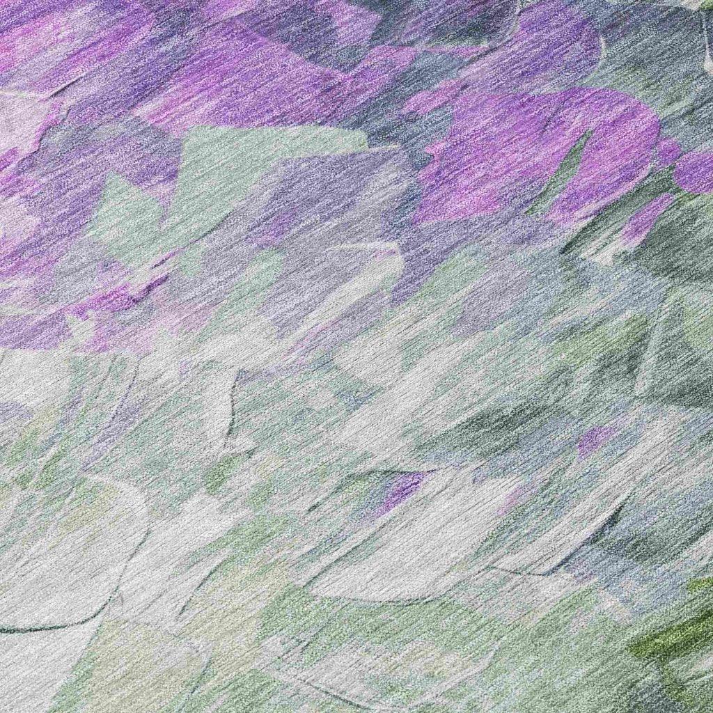 Braearis Purple Washable Indoor - Outdoor Rug - LOOMLAN - LOOMLAN Rugs - Outdoor Rugs