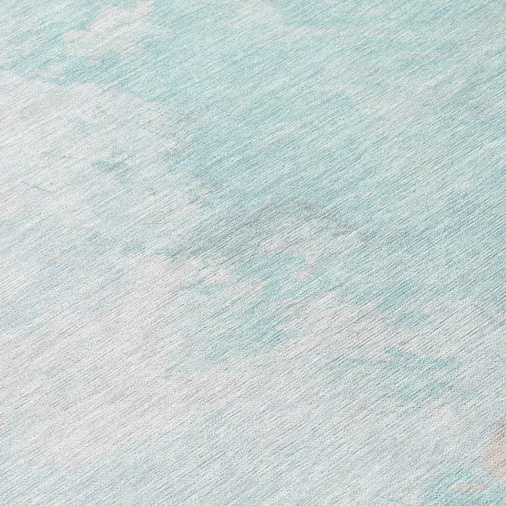 LOOMLAN Rugs Braeas Seafoam Washable Indoor-Outdoor Rug