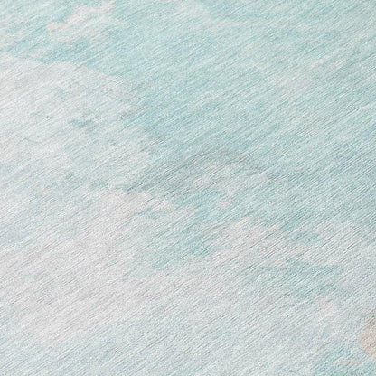 LOOMLAN Rugs Braeas Seafoam Washable Indoor-Outdoor Rug