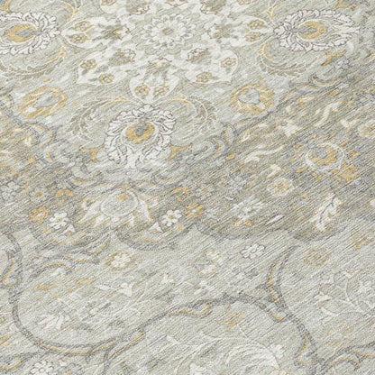 LOOMLAN Rugs Braeor Brown Washable Indoor-Outdoor Rug