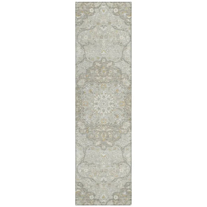 LOOMLAN Rugs Braeor Brown Washable Indoor-Outdoor Rug