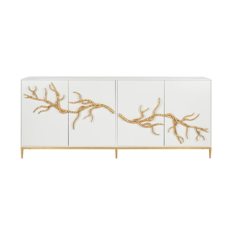 Chelsea House Branch Wooden White Sideboard
