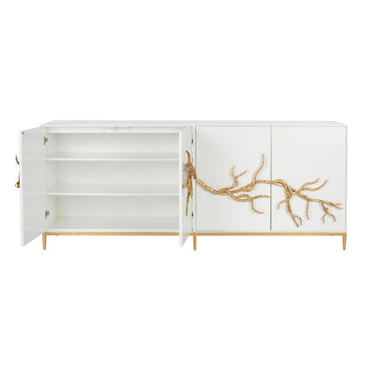 Chelsea House Branch Wooden White Sideboard