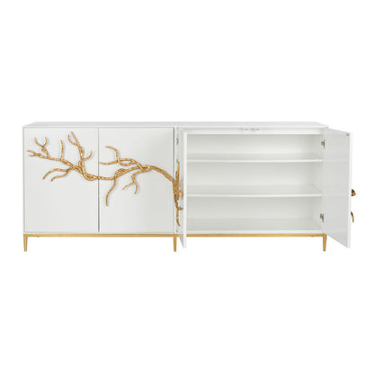 Chelsea House Branch Wooden White Sideboard