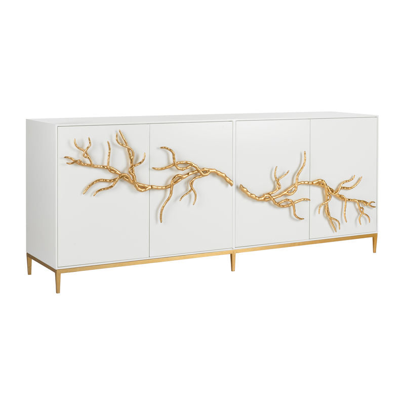 Chelsea House Branch Wooden White Sideboard