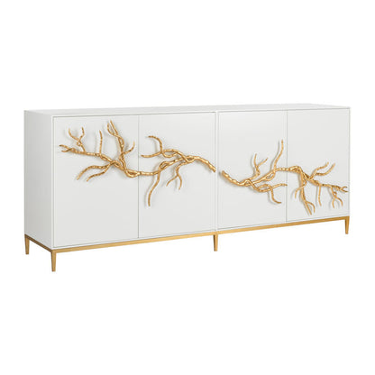 Chelsea House Branch Wooden White Sideboard